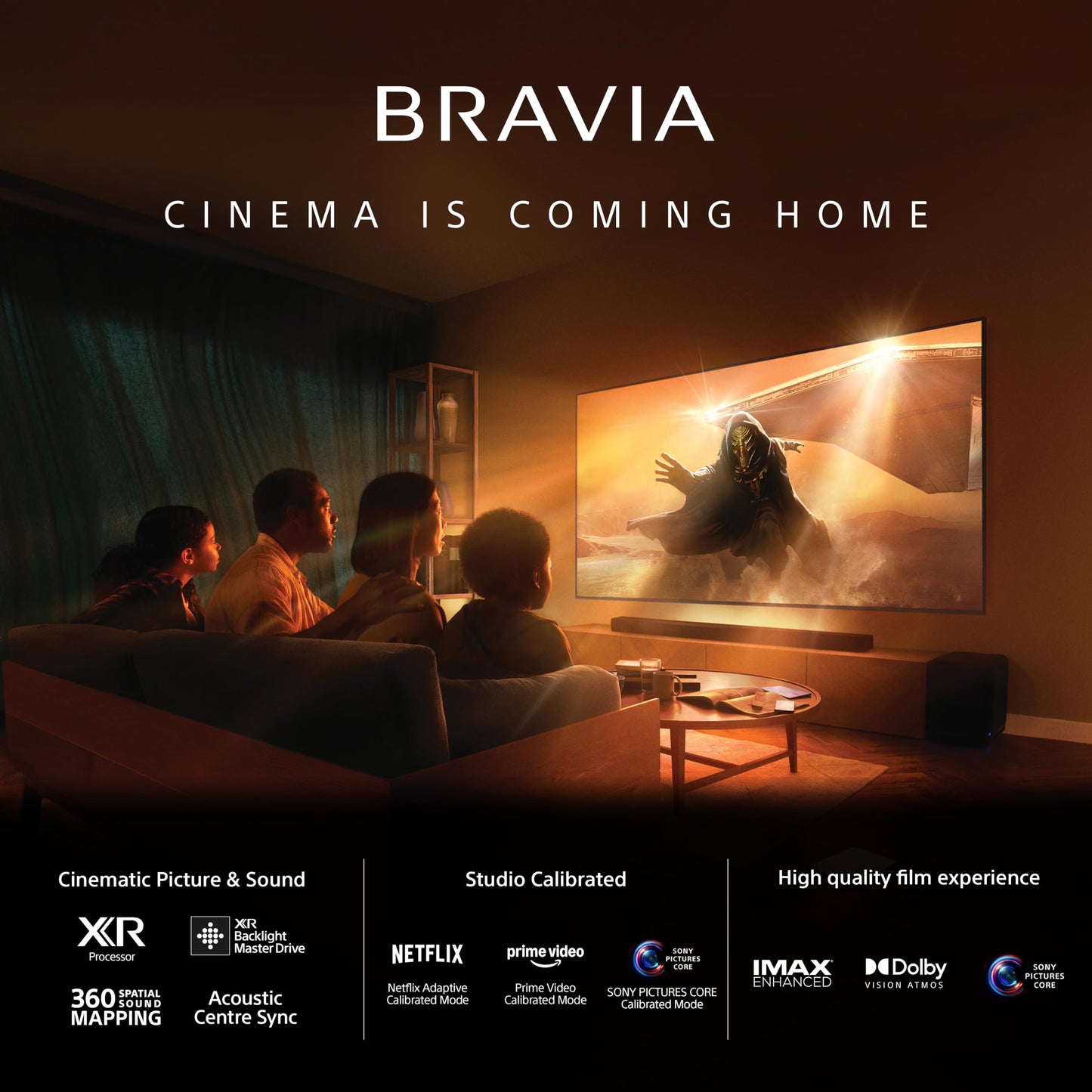 Sony 139 cm (55 inches) BRAVIA 5 Series 4K Ultra HD Smart Mini LED Google TV K-55XR55A 