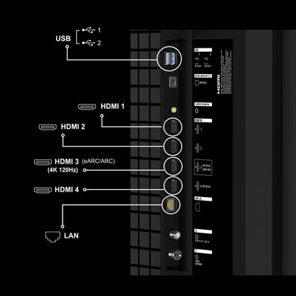 Sony 139 cm (55 inches) BRAVIA 5 Series 4K Ultra HD Smart Mini LED Google TV K-55XR55A 