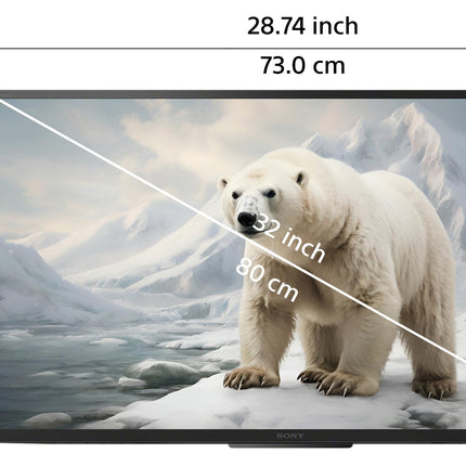 Sony BRAVIA 80 cm (32 inches) HD Ready Smart LED Google TV KD-32W825 (Black) 