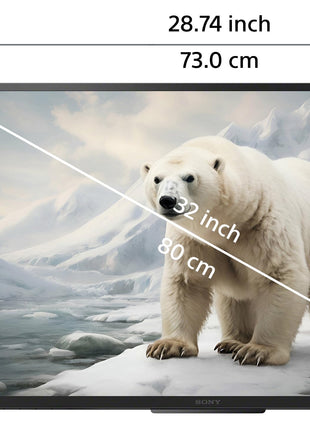 Sony BRAVIA 80 cm (32 inches) HD Ready Smart LED Google TV KD-32W825 (Black) 