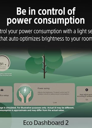 Sony BRAVIA 9 Series 189 cm (75 inches) 4K Ultra HD AI Smart Mini LED Google TV K-75XR90 (Black) 