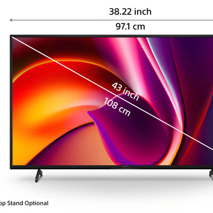 Sony Bravia 108 cm (43 inches) 4K Ultra HD Smart LED Google TV KD-43X64L (Black) 