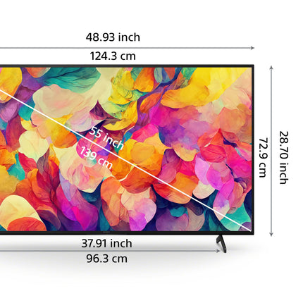 Sony Bravia 139 cm (55 inches) 4K Ultra HD Smart LED Google TV KD-55X74L (Black) 