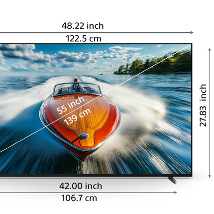 Sony Bravia 139 cm (55 inches) XR Series 4K Ultra HD Smart Full Array LED Google TV XR-55X90L (Black) 