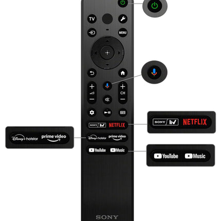 Sony Bravia 164 cm (65 inches) 4K Ultra HD Smart LED Google TV KD-65X74L (Black) 