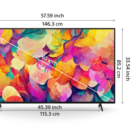 Sony Bravia 164 cm (65 inches) 4K Ultra HD Smart LED Google TV KD-65X74L (Black) 