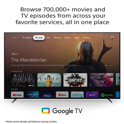 Sony Bravia 189 cm (75 inches) XR Series 4K Ultra HD Smart Full Array LED Google TV XR-75X90K (Black) 