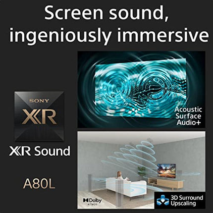 Sony Bravia 195 cm (77 inches) XR Series 4K Ultra HD Smart OLED Google TV XR-77A80L (Black) 