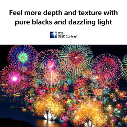 Sony Bravia 195 cm (77 inches) XR series 4K Ultra HD Smart OLED Google TV XR-77A80J (Black) 