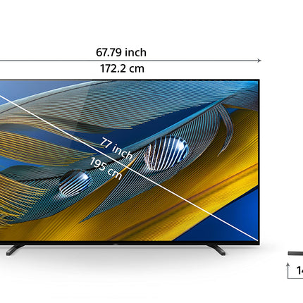 Sony Bravia 195 cm (77 inches) XR series 4K Ultra HD Smart OLED Google TV XR-77A80J (Black) 