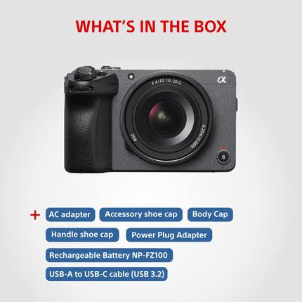 Sony Cinema Line FX30B Super 35 Camera | 4K120P | S-Cinetone | Dual Base ISO | Compact Camera for Filmmaking (‎ILME-FX30B) 