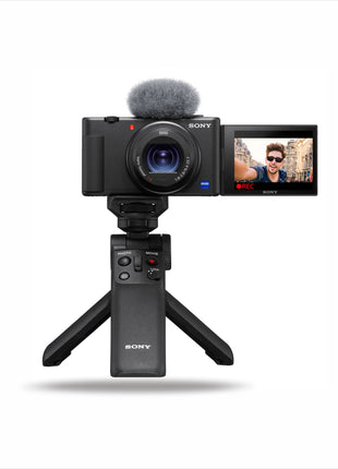 Sony Digital Camera ZV 1 for Content Creators (Compact, Video Eye AF, Flip Screen, in-Built Microphone, Bluetooth Shooting Grip, 4K Vlogging Camera for Content Creation) - Black 