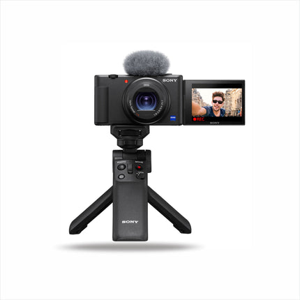Sony Digital Camera ZV 1 for Content Creators (Compact, Video Eye AF, Flip Screen, in-Built Microphone, Bluetooth Shooting Grip, 4K Vlogging Camera for Content Creation) - Black 