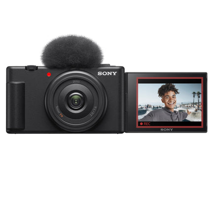 Sony Digital Camera ZV-1F for Content Creators with Ultra-Wide 20mm Prime Lens | Soft Skin Feature | Bokeh | Creative Look | Active Mode Stabilisation -Black 
