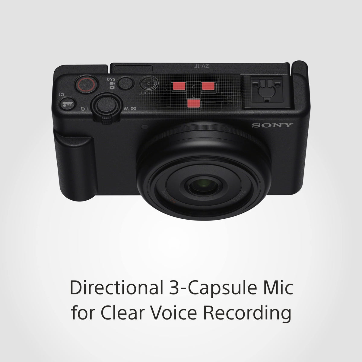 Sony Digital Camera ZV-1F for Content Creators with Ultra-Wide 20mm Prime Lens | Soft Skin Feature | Bokeh | Creative Look | Active Mode Stabilisation -Black 