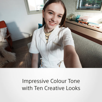 Sony Digital Camera ZV-1F for Content Creators with Ultra-Wide 20mm Prime Lens | Soft Skin Feature | Bokeh | Creative Look | Active Mode Stabilisation -Black 