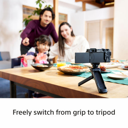 Sony GP-VPT3 Multi Functional Shooting Grip/Bluetooth Grip | Travel Friendly | Detachable Wireless Remote Controller - Black 