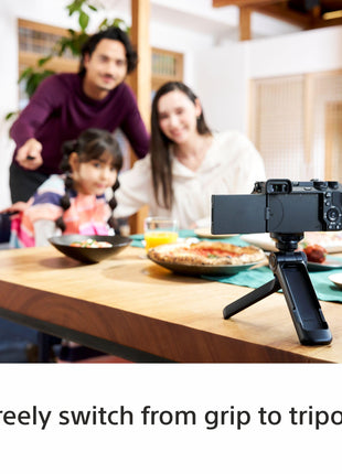 Sony GP-VPT3 Multi Functional Shooting Grip/Bluetooth Grip | Travel Friendly | Detachable Wireless Remote Controller - Black 