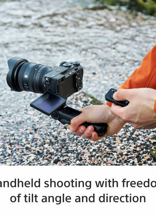 Sony GP-VPT3 Multi Functional Shooting Grip/Bluetooth Grip | Travel Friendly | Detachable Wireless Remote Controller - Black 