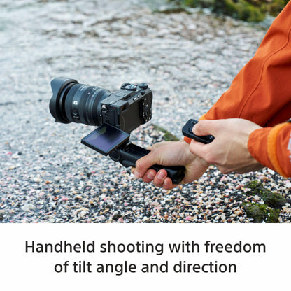 Sony GP-VPT3 Multi Functional Shooting Grip/Bluetooth Grip | Travel Friendly | Detachable Wireless Remote Controller - Black 
