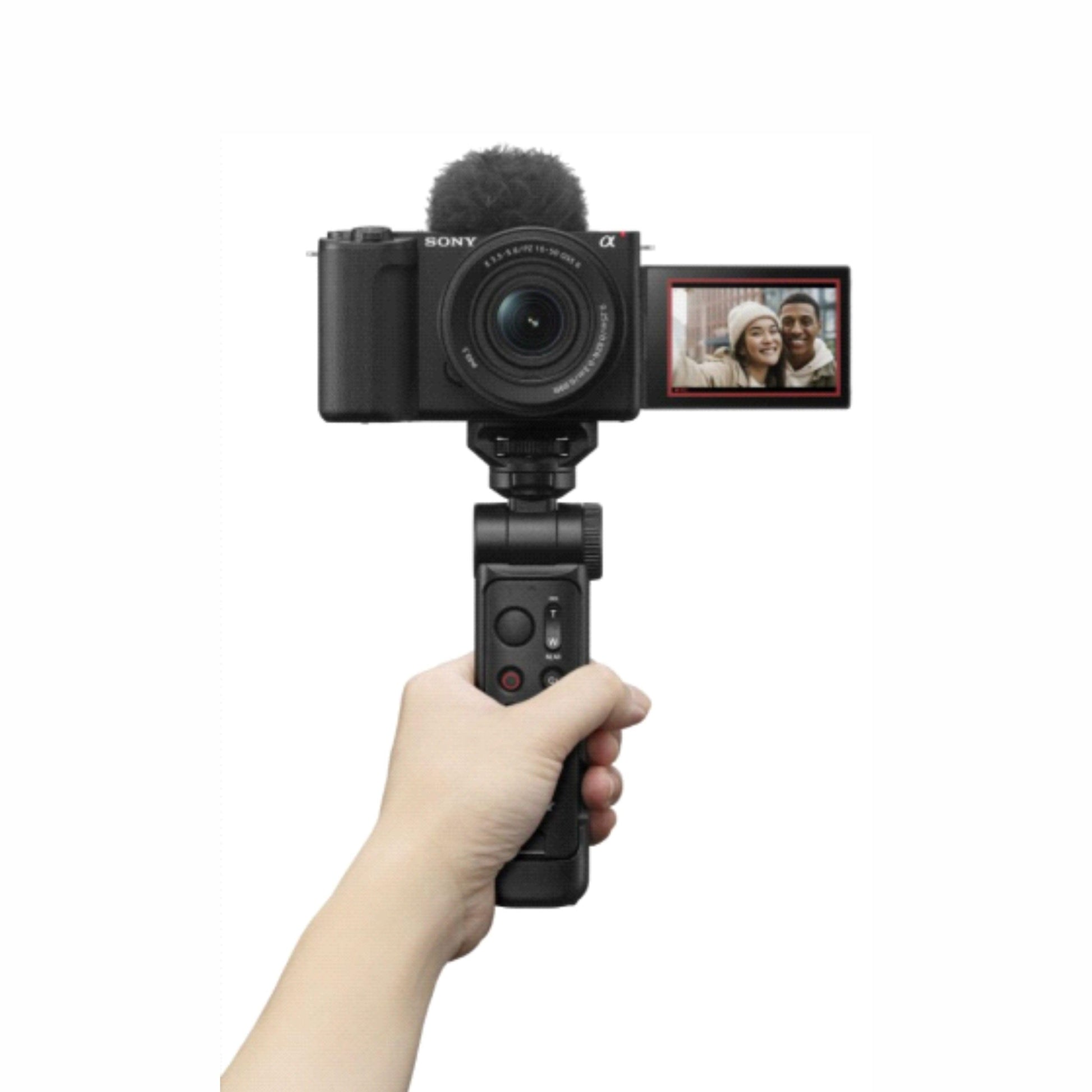 Sony GP-VPT3 Multi Functional Shooting Grip/Bluetooth Grip | Travel Friendly | Detachable Wireless Remote Controller - Black 