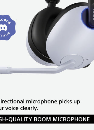Sony INZONE H9, WH-G900N Wireless Noise Cancelling Gaming Headset, Over-Ear Headphones with 360 Spatial Sound, 32 Hours Battery Life, flip to Mute mic, Mobile, Laptop, PS5 & PC Compatible (White) 