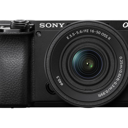 Sony New Alpha ILCE-6100K (Previously ILCE-6100L) with Upgraded SELP1650 (Ver 2) Power Zoom Lens | 24.2 MP | APS-C Sensor | Fast Auto Focus | 4K Vlogging Camera | Tiltable LCD – Black 