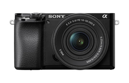 Sony New Alpha ILCE-6100K (Previously ILCE-6100L) with Upgraded SELP1650 (Ver 2) Power Zoom Lens | 24.2 MP | APS-C Sensor | Fast Auto Focus | 4K Vlogging Camera | Tiltable LCD – Black 