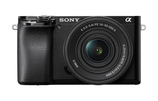 Sony New Alpha ILCE-6100K (Previously ILCE-6100L) with Upgraded SELP1650 (Ver 2) Power Zoom Lens | 24.2 MP | APS-C Sensor | Fast Auto Focus | 4K Vlogging Camera | Tiltable LCD – Black 