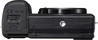 Sony New Alpha ILCE-6100K (Previously ILCE-6100L) with Upgraded SELP1650 (Ver 2) Power Zoom Lens | 24.2 MP | APS-C Sensor | Fast Auto Focus | 4K Vlogging Camera | Tiltable LCD – Black 