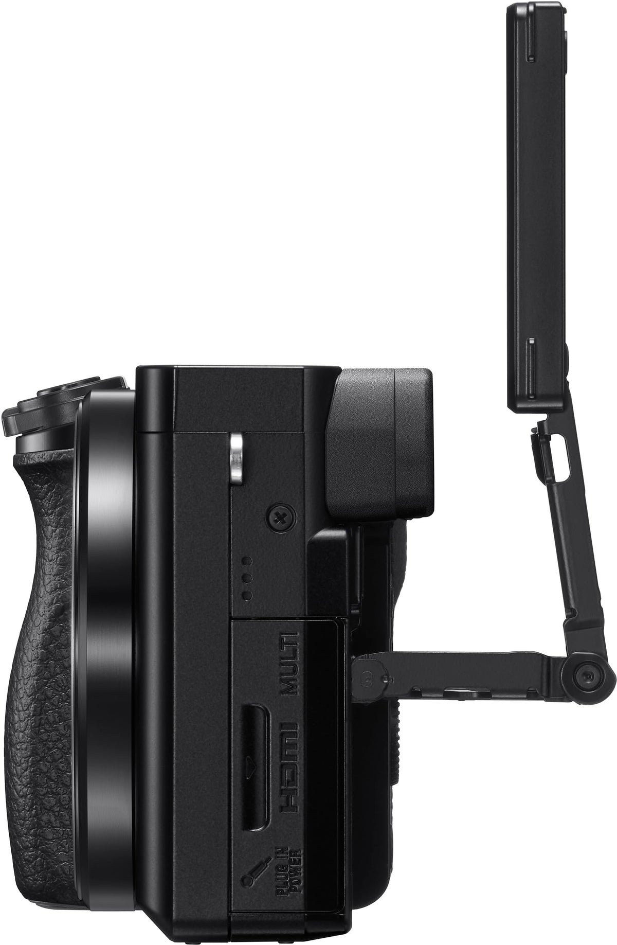Sony New Alpha ILCE-6100K (Previously ILCE-6100L) with Upgraded SELP1650 (Ver 2) Power Zoom Lens | 24.2 MP | APS-C Sensor | Fast Auto Focus | 4K Vlogging Camera | Tiltable LCD – Black 