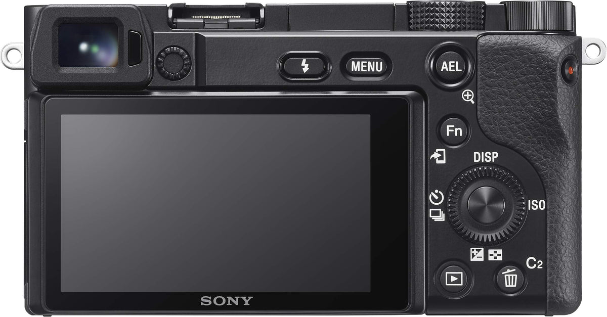 Sony New Alpha ILCE-6100K (Previously ILCE-6100L) with Upgraded SELP1650 (Ver 2) Power Zoom Lens | 24.2 MP | APS-C Sensor | Fast Auto Focus | 4K Vlogging Camera | Tiltable LCD – Black 