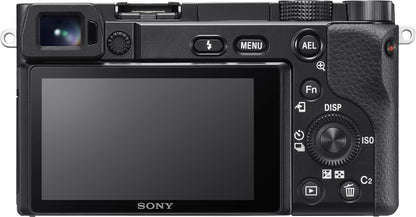 Sony New Alpha ILCE-6100X (Previously ILCE-6100Y) with Upgraded SELP1650 (Ver 2) Power Zoom Lens + SEL55210 Lens | 24.2 MP | APS-C Sensor | Fast Auto Focus | Tiltable LCD – Black 