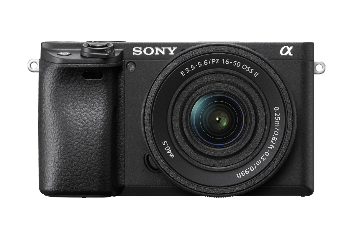 Sony New Alpha ILCE-6400K (Previously ILCE-6400L) with Upgraded SELP1650 (Ver 2) Power Zoom Lens | 24.2MP | APS-C Sensor | Fast Auto Focus | 4K Vlogging Camera | Tiltable LCD – Black 