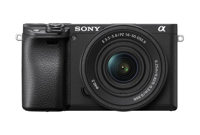 Sony New Alpha ILCE-6400K (Previously ILCE-6400L) with Upgraded SELP1650 (Ver 2) Power Zoom Lens | 24.2MP | APS-C Sensor | Fast Auto Focus | 4K Vlogging Camera | Tiltable LCD – Black 