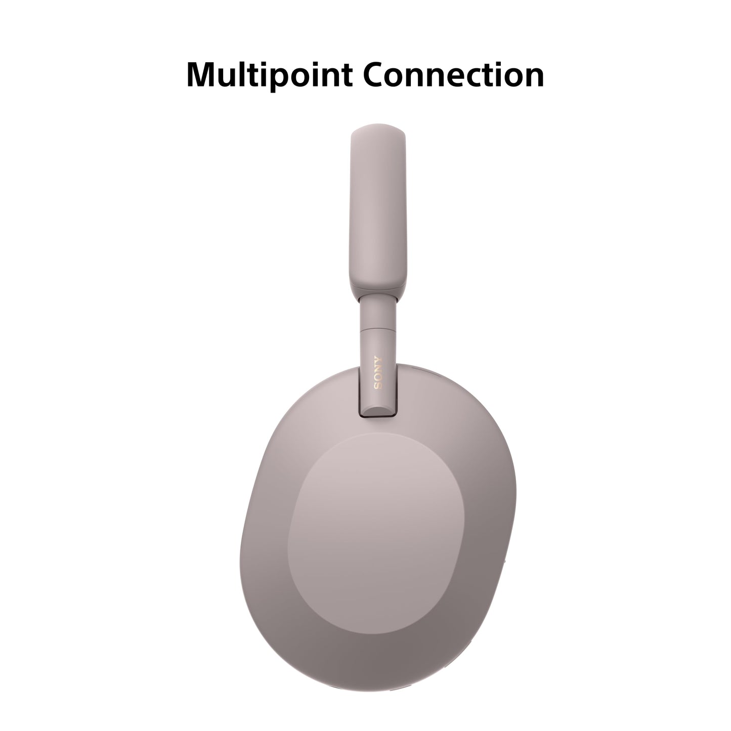 Sony New WH-1000XM5 Best Active Noise Cancelling Wireless Bluetooth Over Ear Headphones with Mic for Clear Calling,Battery Life 30 Hours-Smoky Pink 