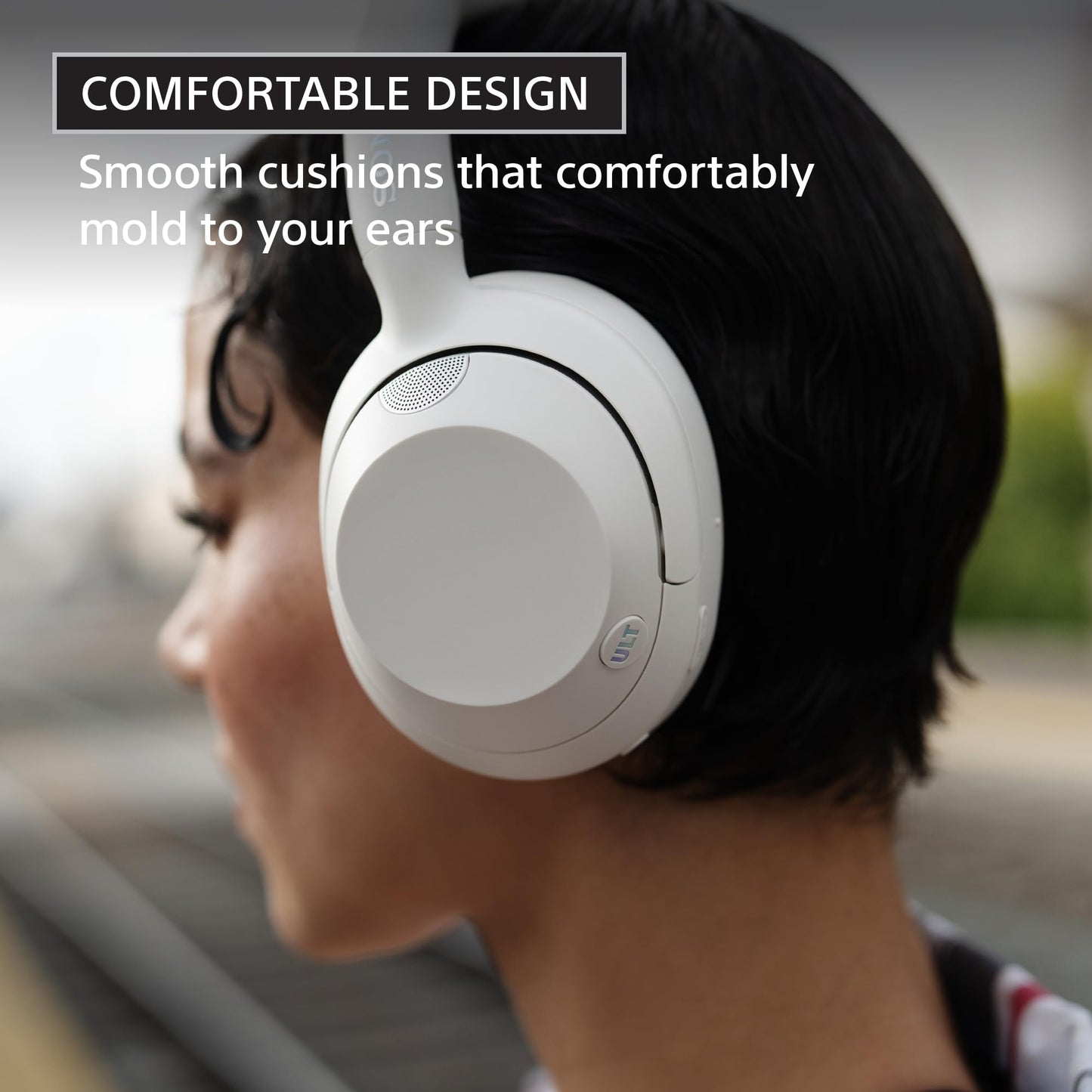 Sony ULT Wear WH-ULT900N Noise Cancellation Wireless Bluetooth Over Ear Headphones with Massive Bass, Up to 50Hrs Battery-Black 