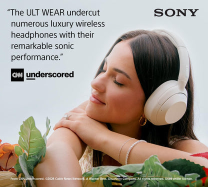 Sony ULT Wear WH-ULT900N Noise Cancellation Wireless Bluetooth Over Ear Headphones with Massive Bass, Up to 50Hrs Battery-Black 