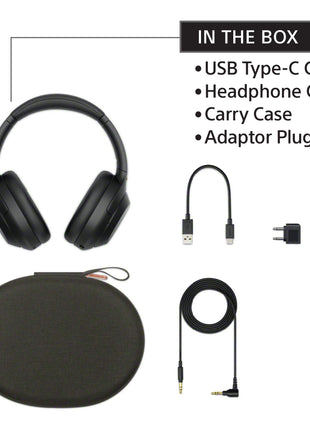 Sony WH-1000XM4 Noise Cancellation Wireless Bluetooth Over-Ear Headphones with Mic, Hi-Res Audio, Up to 38Hrs Battery- Silver 