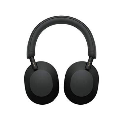 Sony WH-1000XM5 Best Active Noise Cancelling Wireless Bluetooth Over Ear Headphones with Mic for Clear Calling,Battery Life 30 Hours -Black 