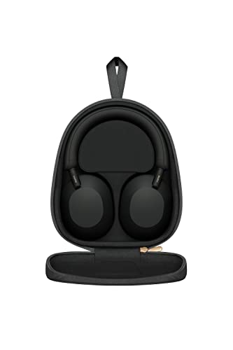 Sony WH-1000XM5 Best Active Noise Cancelling Wireless Bluetooth Over Ear Headphones with Mic for Clear Calling,Battery Life 30 Hours -Black 