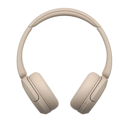Sony WH-CH520 Wireless Bluetooth Headphones with Mic, Up to 50Hrs Battery-Beige 