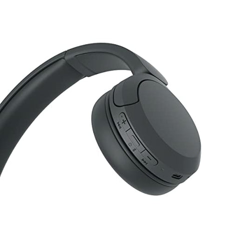 Sony WH-CH520 Wireless Bluetooth Headphones with Mic, Up to 50Hrs Battery-Black 