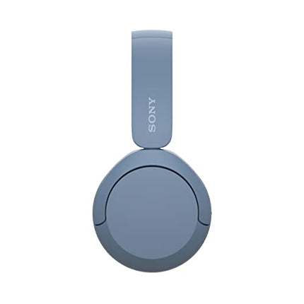 Sony WH-CH520 Wireless Bluetooth Headphones with Mic, Up to 50Hrs Battery-Blue 