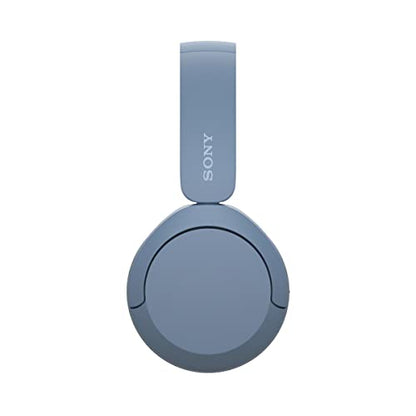 Sony WH-CH520 Wireless Bluetooth Headphones with Mic, Up to 50Hrs Battery-Blue 