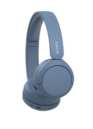 Sony WH-CH520 Wireless Bluetooth Headphones with Mic, Up to 50Hrs Battery-Blue 