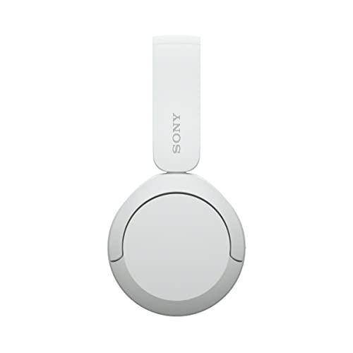 Sony WH-CH520 Wireless Bluetooth Headphones with Mic, Up to 50Hrs Battery-White 