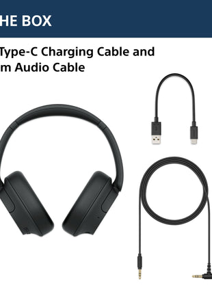 Sony WH-CH720N Noise Cancellation Wireless Bluetooth Over Ear Headphones with Mic, Up to 50Hrs Battery- Blue 