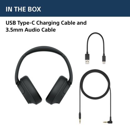 Sony WH-CH720N Noise Cancellation Wireless Bluetooth Over Ear Headphones with Mic, Up to 50Hrs Battery- Blue 
