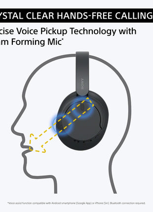 Sony WH-CH720N Noise Cancellation Wireless Bluetooth Over Ear Headphones with Mic, Up to 50Hrs Battery- White 